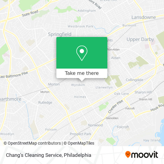 Chang's Cleaning Service map