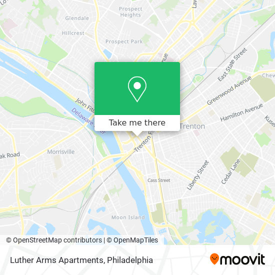 Mapa de Luther Arms Apartments