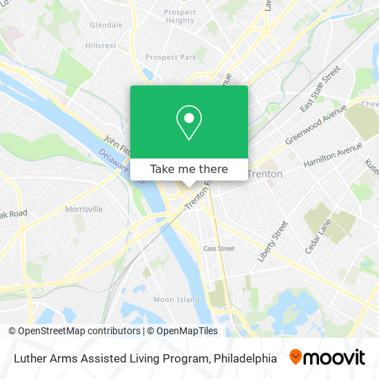 Luther Arms Assisted Living Program map