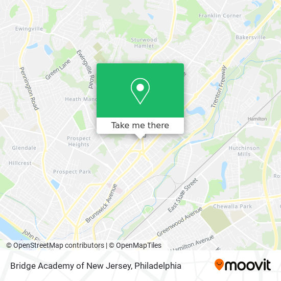 Bridge Academy of New Jersey map