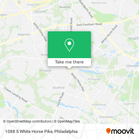 1088 S White Horse Pike map