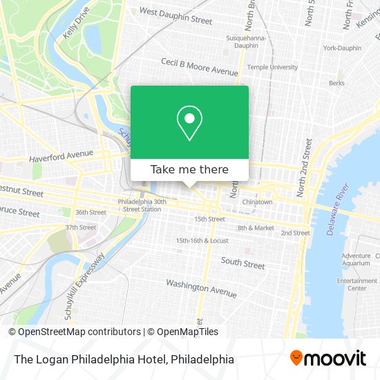 Mapa de The Logan Philadelphia Hotel