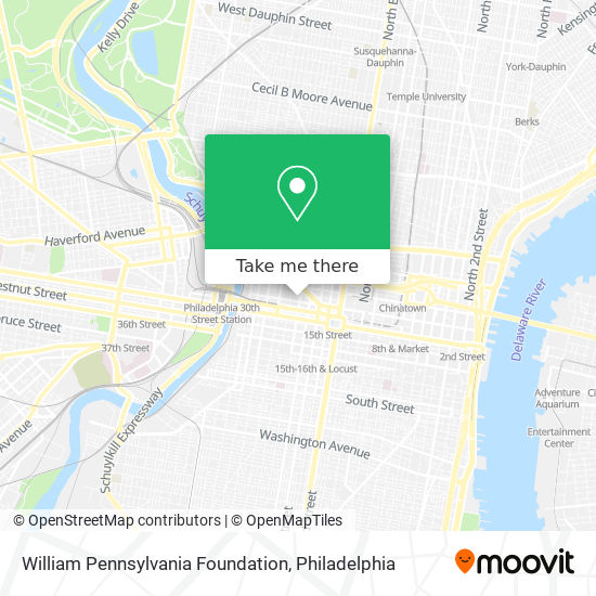 Mapa de William Pennsylvania Foundation