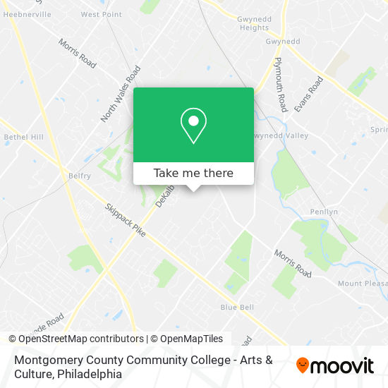 Mapa de Montgomery County Community College - Arts & Culture