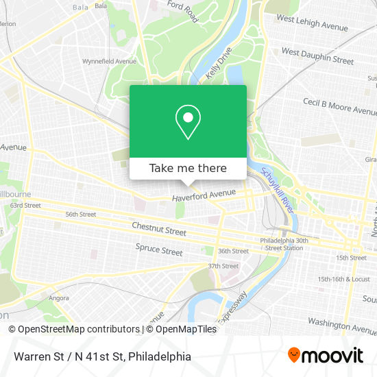 Warren St / N 41st St map