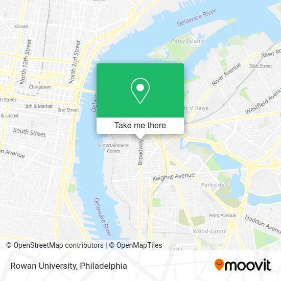 Rowan University map
