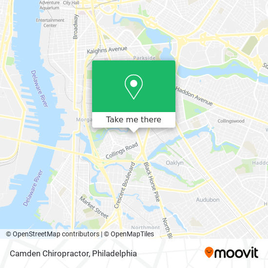 Camden Chiropractor map