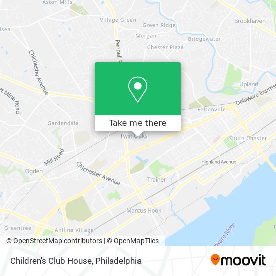 Children's Club House map