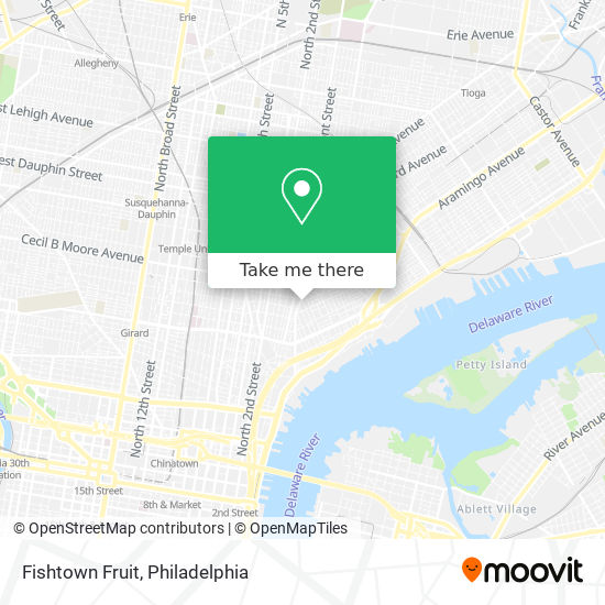 Fishtown Fruit map