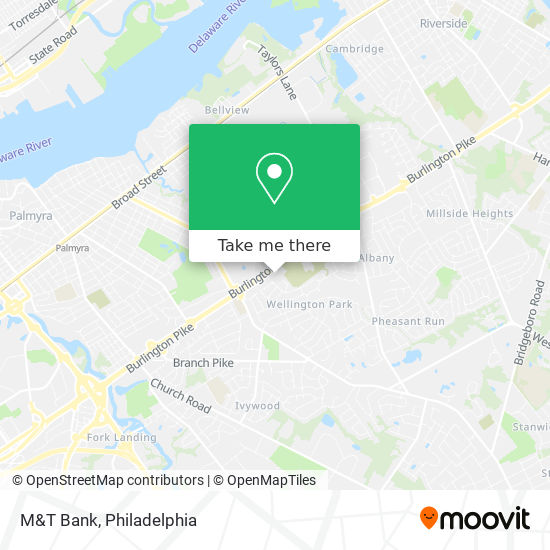 M&T Bank map