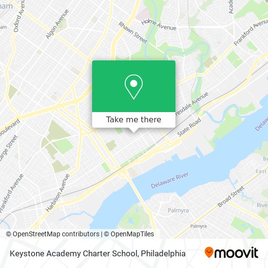 Mapa de Keystone Academy Charter School