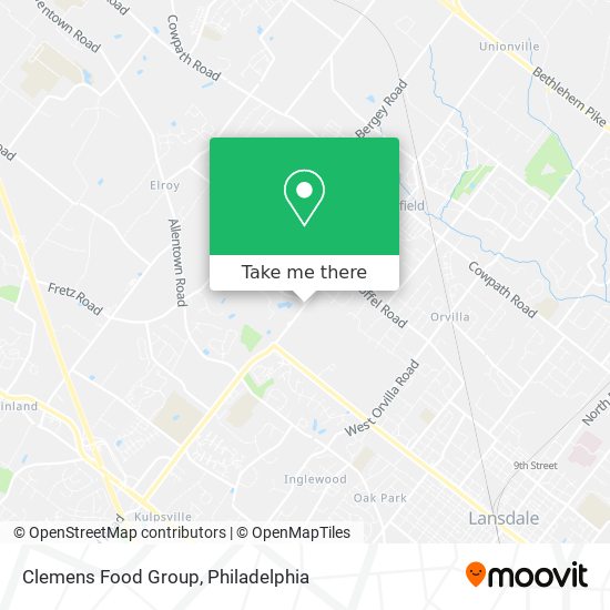 Mapa de Clemens Food Group
