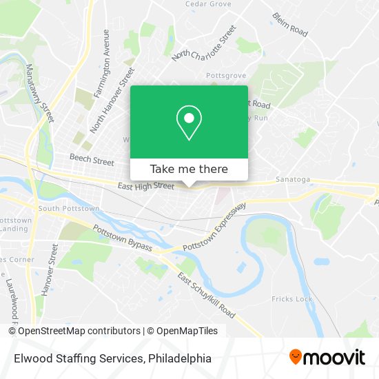 Elwood Staffing Services map