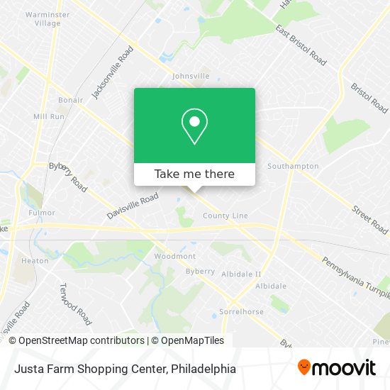 Justa Farm Shopping Center map