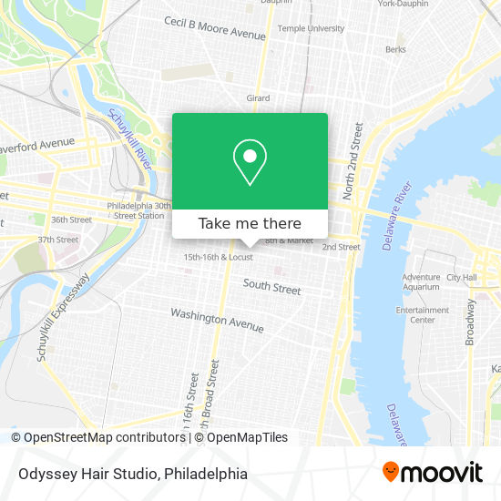 Odyssey Hair Studio map