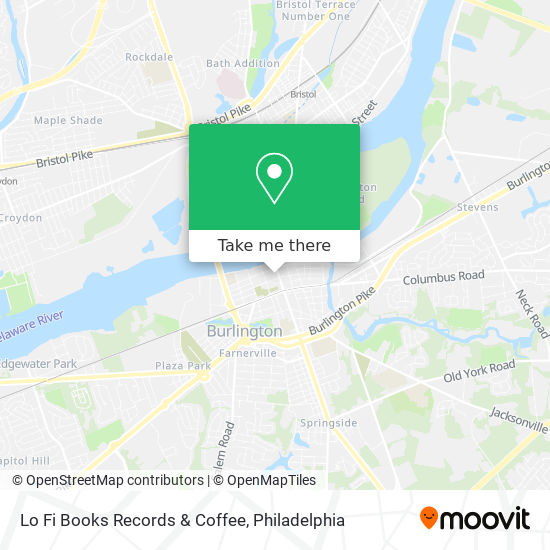 Lo Fi Books Records & Coffee map