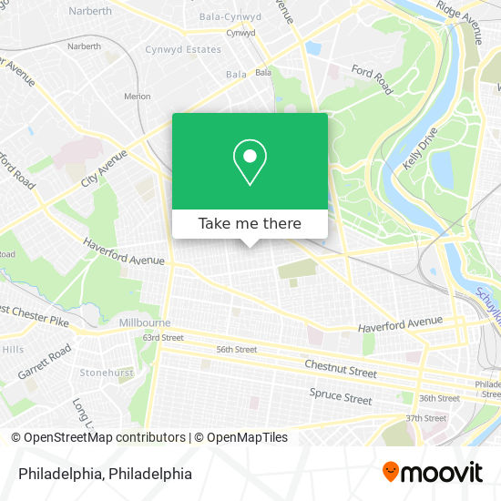 Philadelphia map