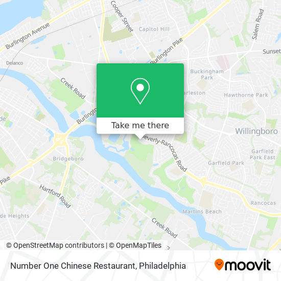 Number One Chinese Restaurant map