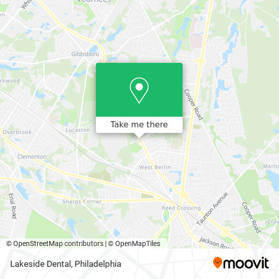 Lakeside Dental map