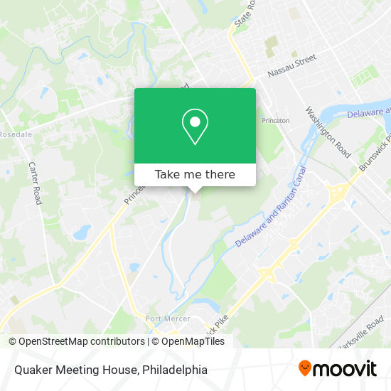Mapa de Quaker Meeting House