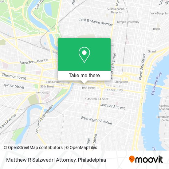 Matthew R Salzwedrl Attorney map