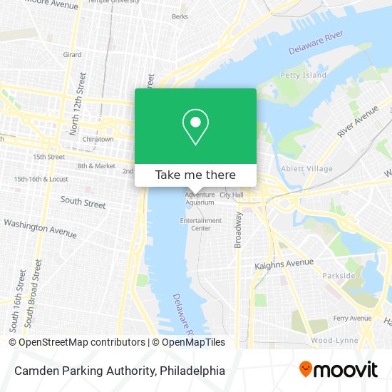 Mapa de Camden Parking Authority