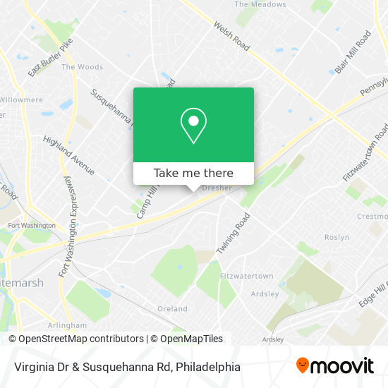 Mapa de Virginia Dr & Susquehanna Rd