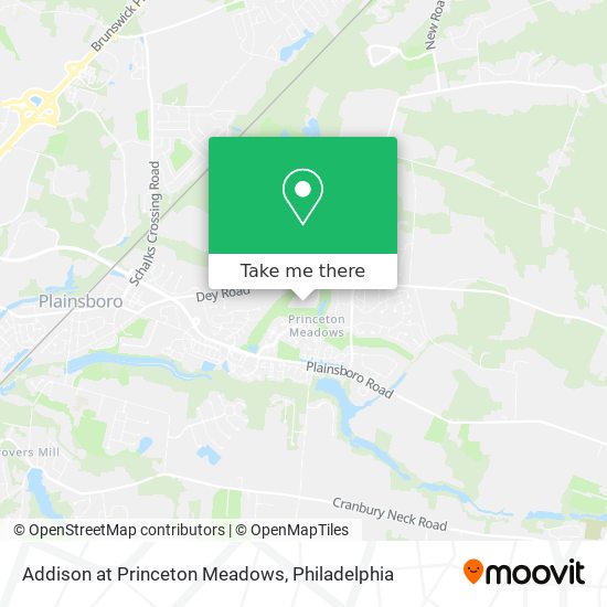 Addison at Princeton Meadows map