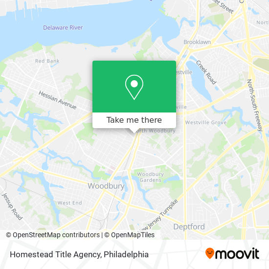 Mapa de Homestead Title Agency