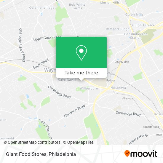 Giant Food Stores map