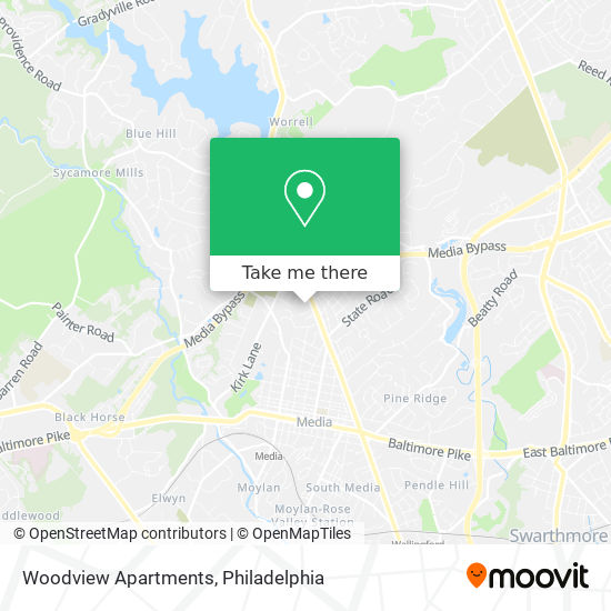 Mapa de Woodview Apartments