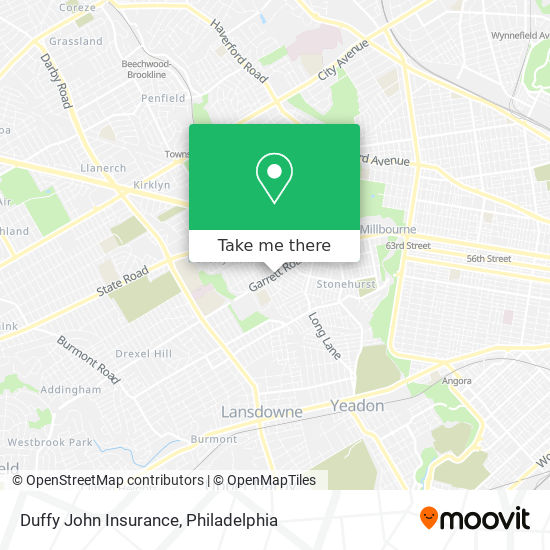 Duffy John Insurance map