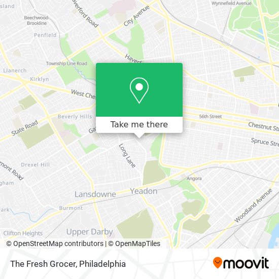 The Fresh Grocer map