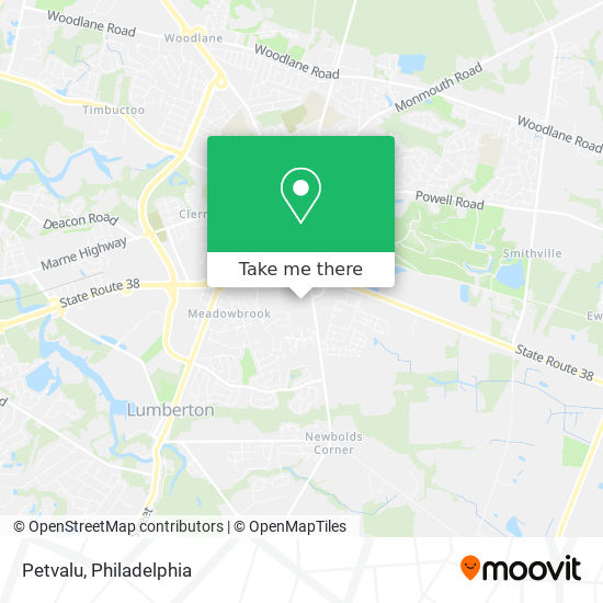 Petvalu map