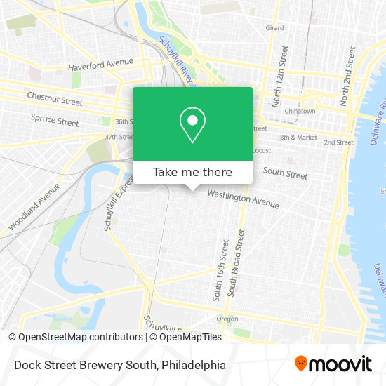 Mapa de Dock Street Brewery South