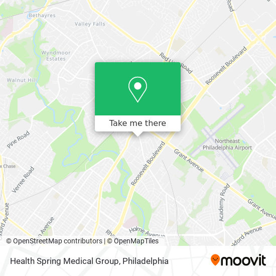 Health Spring Medical Group map