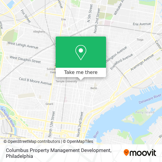 Columbus Property Management Development map