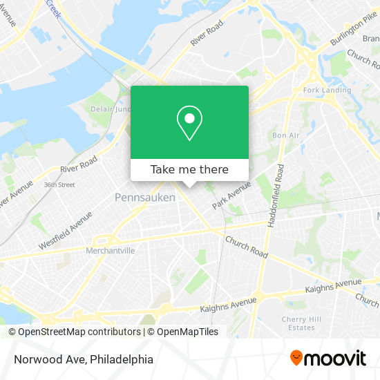 Mapa de Norwood Ave