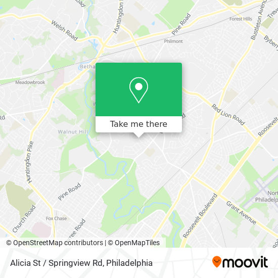 Mapa de Alicia St / Springview Rd