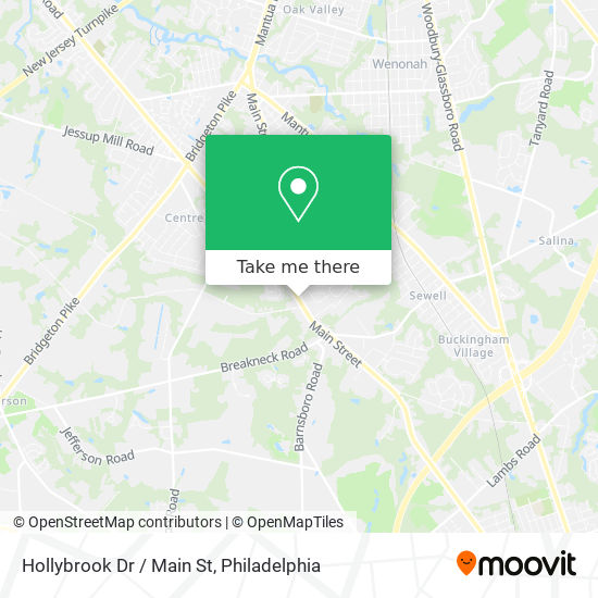 Hollybrook Dr / Main St map