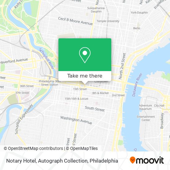 Notary Hotel, Autograph Collection map