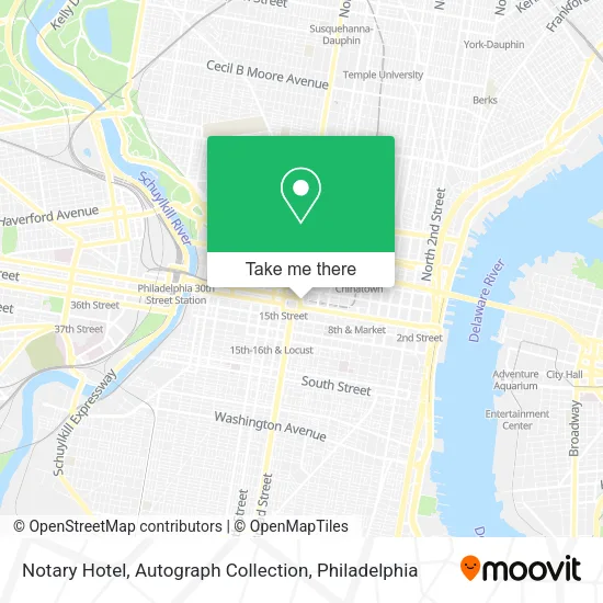 Mapa de Notary Hotel, Autograph Collection