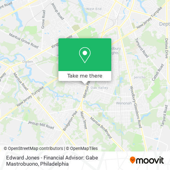 Mapa de Edward Jones - Financial Advisor: Gabe Mastrobuono