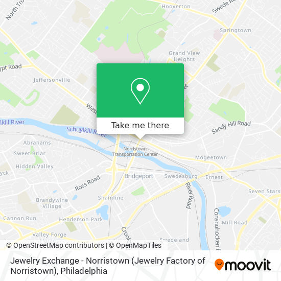 Jewelry Exchange - Norristown (Jewelry Factory of Norristown) map