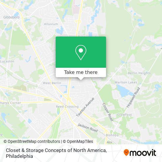 Mapa de Closet & Storage Concepts of North America