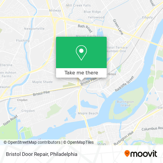 Bristol Door Repair map