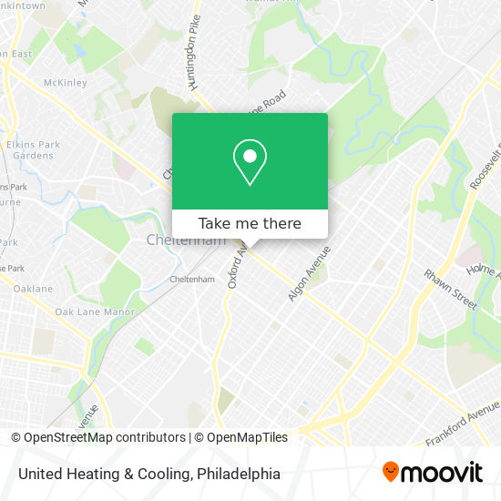United Heating & Cooling map