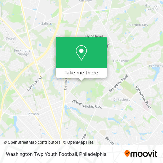 Washington Twp Youth Football map