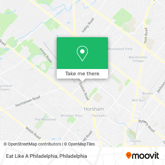 Eat Like A Philadelphia map
