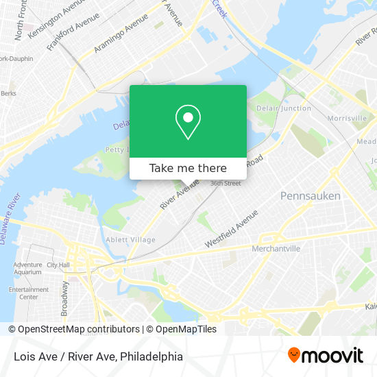 Mapa de Lois Ave / River Ave